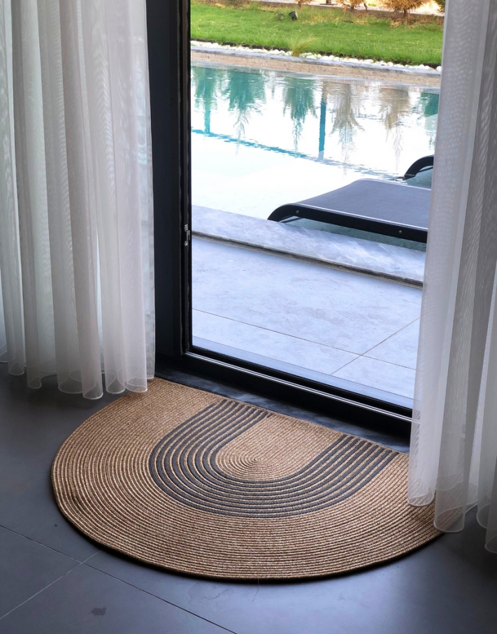 D-f�rmige Fu�matte